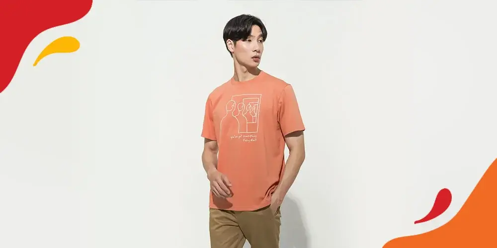 kaos oblong adem